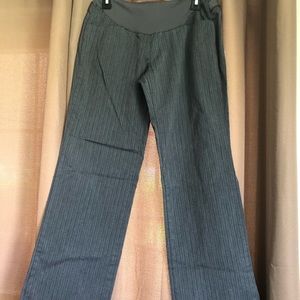 Motherhood Maternity Pinstriped Office Dress Pants